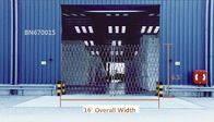 16 πόδια που ανοίγουν διπλώνοντας την πόρτα Γκέιτς, πτυσσόμενη πύλη αποβαθρών ασφάλειας ασφάλειας χάλυβα προμηθευτής