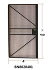 Πλήρης ενωμένη στενά μηχανή πλέγματος καλωδίων χάλυβα που φρουρεί την αρθρωμένη πόρτα πλέγματος καλωδίων 7 πόδια ύψους προμηθευτής
