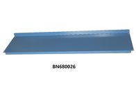 Μπλε βιομηχανικοί πάγκοι εργασίας 15 ίντσα χαμηλότερο ράφι με την πίσω στάση 60 ίντσα ευρεία προμηθευτής