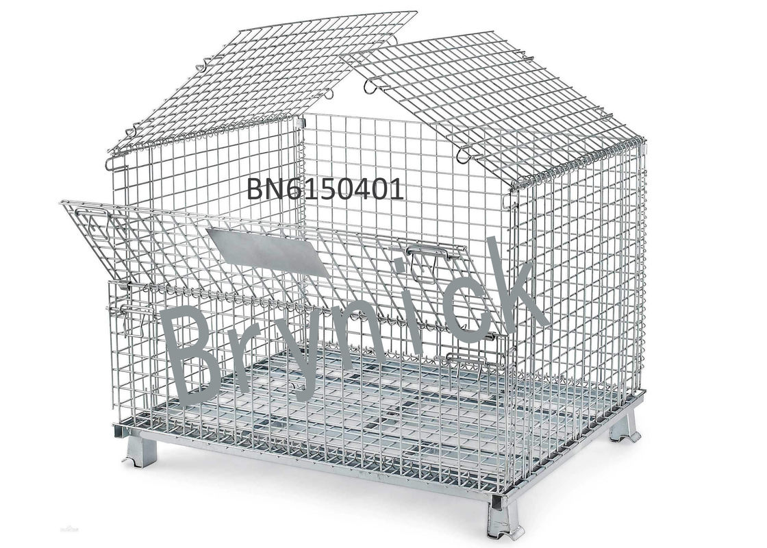 BN6150107 βιομηχανικά εμπορευματοκιβώτια καλωδίων, που διπλώνουν το εμπορευματοκιβώτιο πλέγματος καλωδίων 32 X 24 ίντσα προμηθευτής
