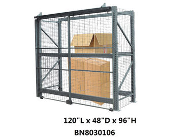 Κίνα Βαρέων καθηκόντων συστήματα 10 κλουβιών ασφάλειας ραφιών παλετών χάλυβα τύπος συρόμενων πορτών &quot; *4 &quot; *8 &quot; υψηλός εργοστάσιο